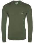 Graff 916 - merino warm - koszulka długi rękaw, kolor: oliwka