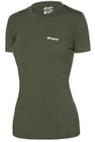 Graff 918-D merino warm koszulka krótki rękaw, kolor: oliwka