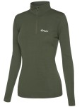 Graff 917-D - merino warm - golf damski, kolor: oliwka