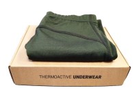 Graff 915-D merino warm - bielizna termoaktywna - legginsy damskie, kolor: oliwka