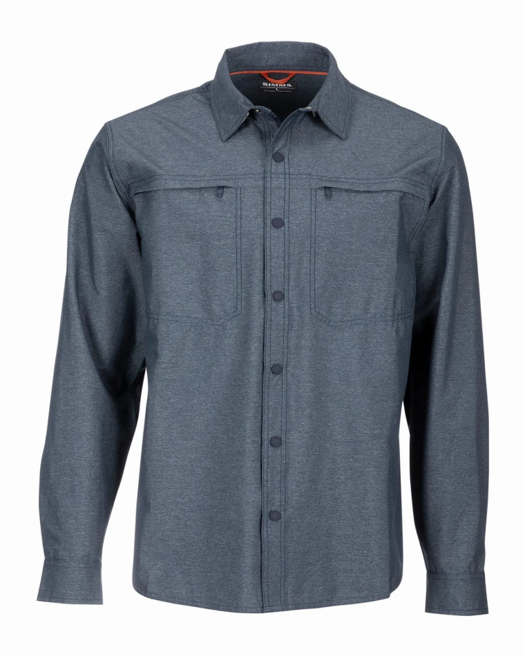 Prewett Stretch Woven LS Shirt, kolor: 418 - Dark Moon