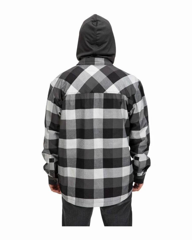 Simms Coldweather Hoody: kolor: 777 - Slate Buffalo Plaid