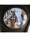 Simms Coldweather Hoody: kolor: 617 - Rusty Red-Buffalo Plaid