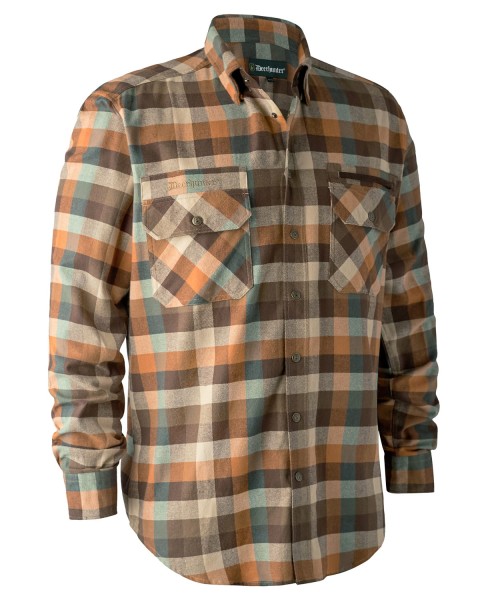 James Shirt, kolor: 58934 - Brown Checked