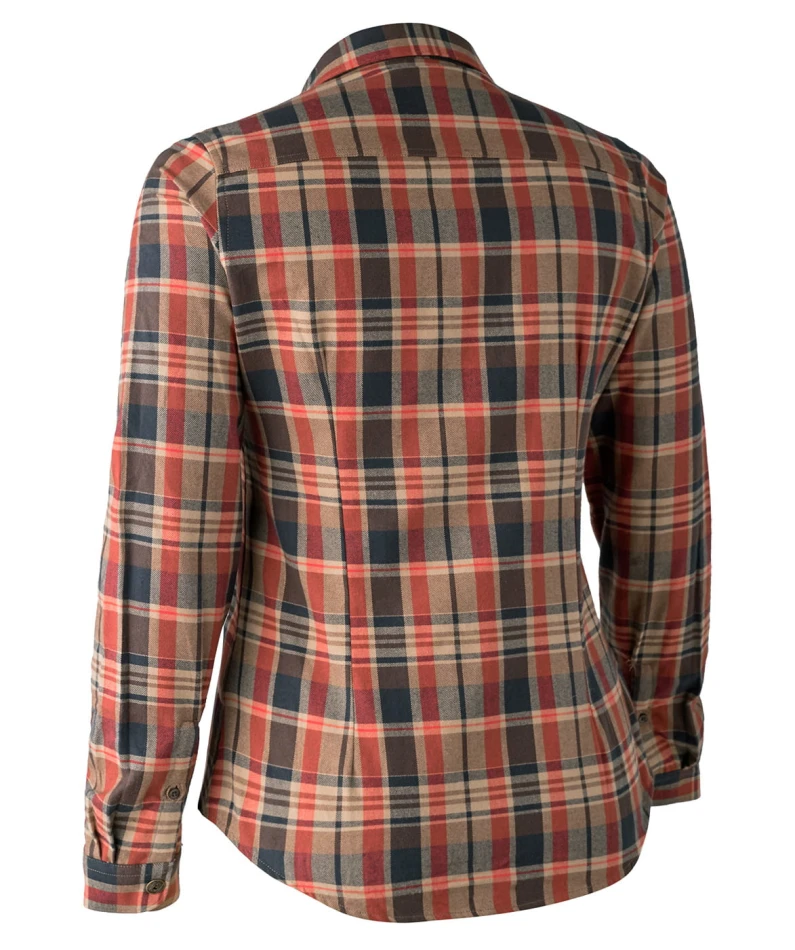 Lady Athena Shirt, kolor: 699 - Orange Checked