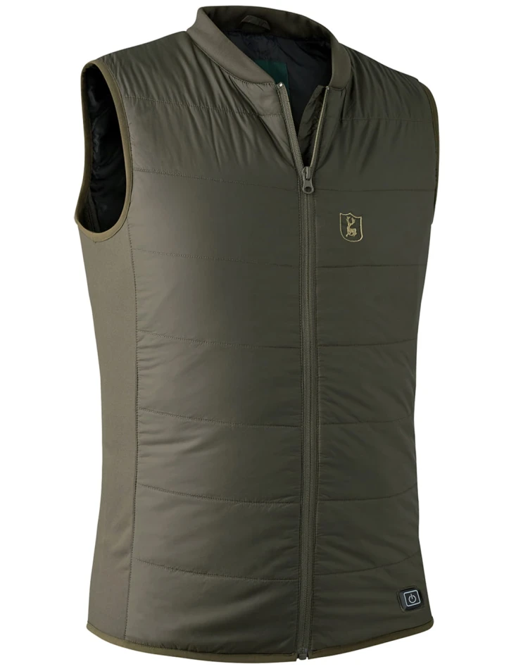 Heat Inner Waistcoat w. powerbank, kolor: 388 - Deep Green