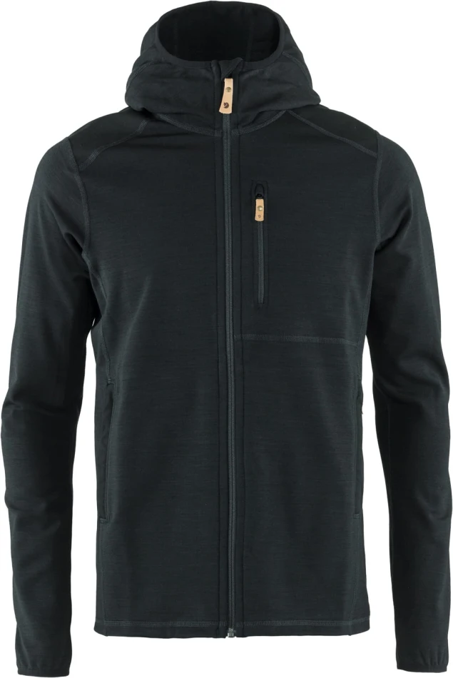 Fjallraven Keb Fleece Hoodie, kolor: 550 - Black