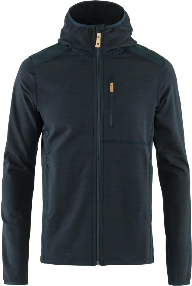 Fjallraven Keb Fleece Hoodie, kolor: 555 - Dark Navy