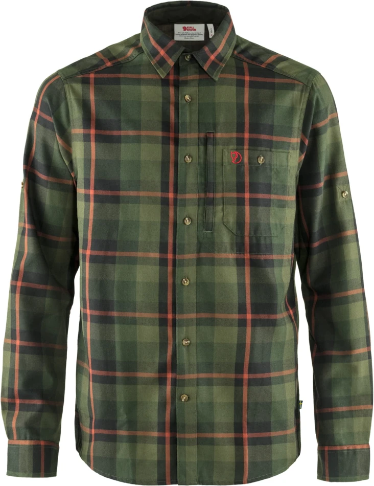 Fjallraven Fjallglim Shirt LS, kolor: 625 - Laurel Green
