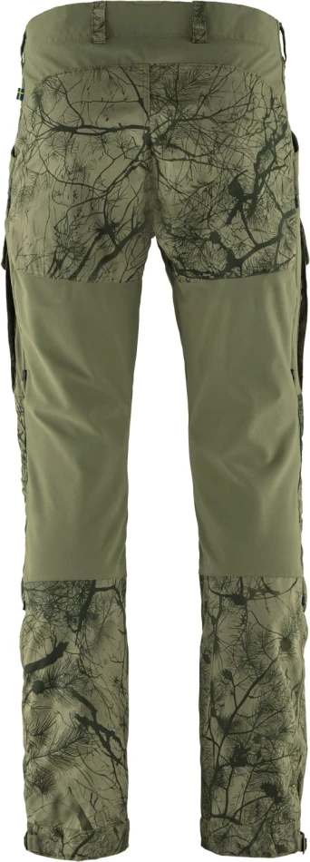 Fjallraven Keb Trousers Regular, kolor: 626-625 - Green Camo - Laurel Green