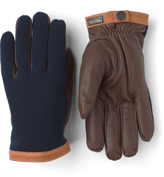 Deerskin Wool Tricot, kolor: 280770 - Navy & Chocolate