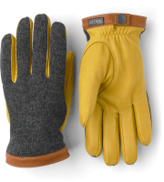 Deerskin Wool Tricot, kolor: 390400 - Charcoral & Natural Yellow - 1
