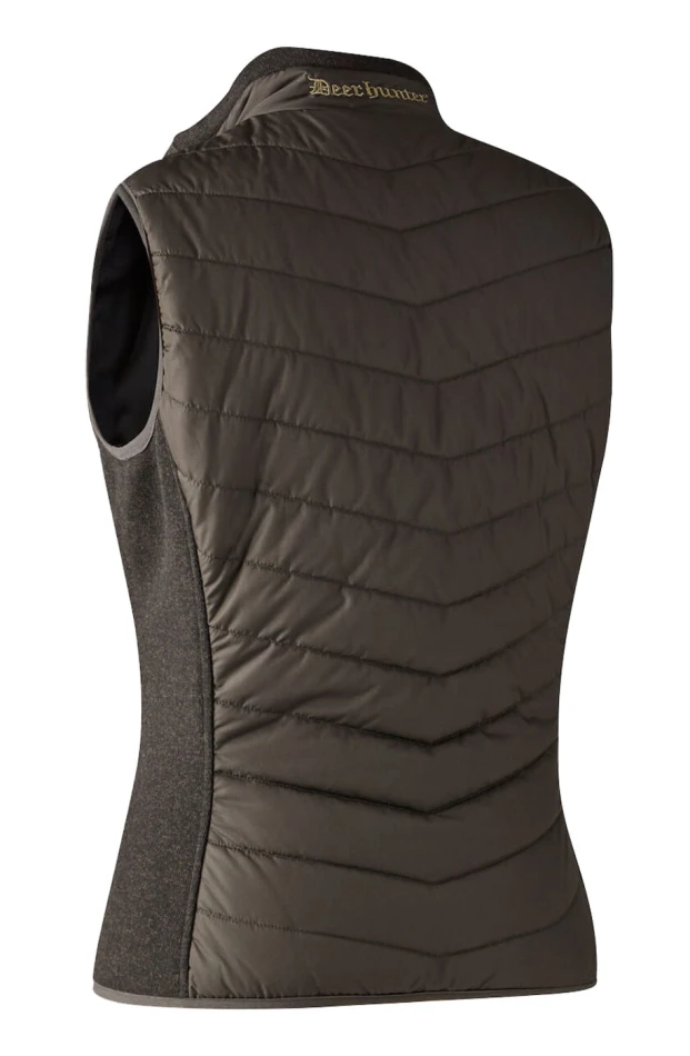 Lady Caroline Padded Waistcoat, kolor: 571 - Brown Leaf