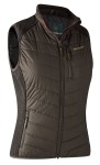 Lady Caroline Padded Waistcoat, kolor: 571 - Brown Leaf