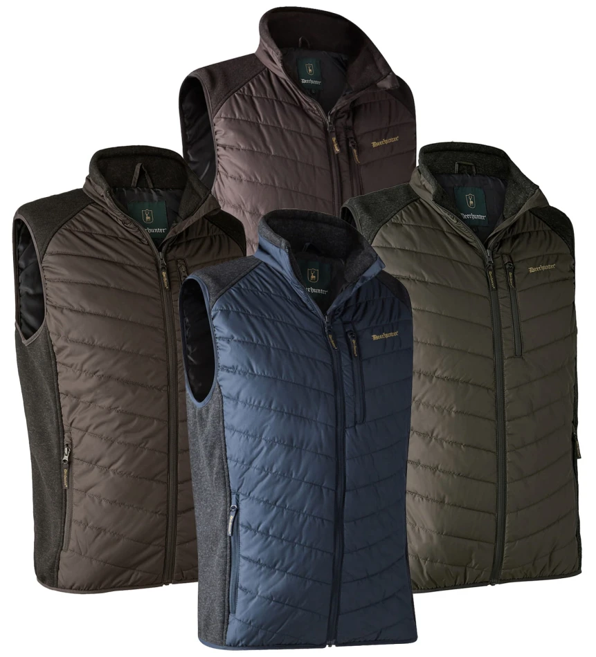 Moor Padded Waistcoat - mix kolorów