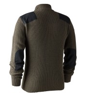 Rogaland Knit w. zip neck, kolor: 572 - Brown Leaf Melange