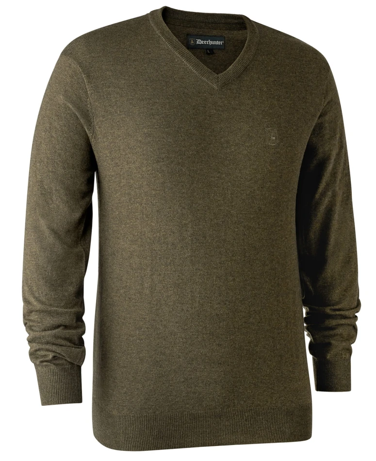 Kingston Knit with V-Neck, kolor: 346  - Cypress