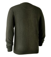 Kingston Knit with V-Neck, kolor:  356 - Green Melange