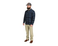 Gallatin Flannel Shirt, kolor: 502 - Admiral Blue Stripe
