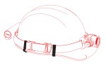 Helmet Band Fixing Clip Type A