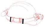 Helmet Band Fixing Clip Type A