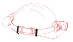 Helmet Band Fixing Clip Type A