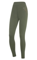 906-D legginsy - Duo Skin 200, kolor: oliwka