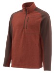 Rrivershed Sweater-Quarter Zip, kolor: 614 - Rusty Red
