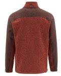 Rrivershed Sweater-Quarter Zip, kolor: 614 - Rusty Red