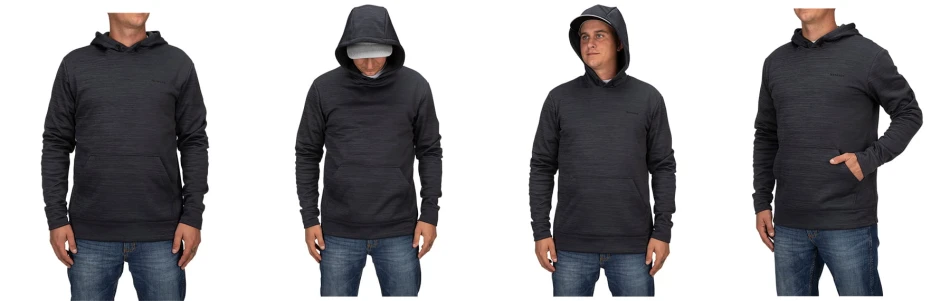 Simms Challenger Hoody, kolor: 010 - black heater