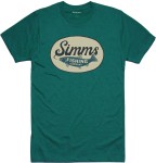 Trout Wander T-Shirt: 957 - Tee Dark Teal Heather