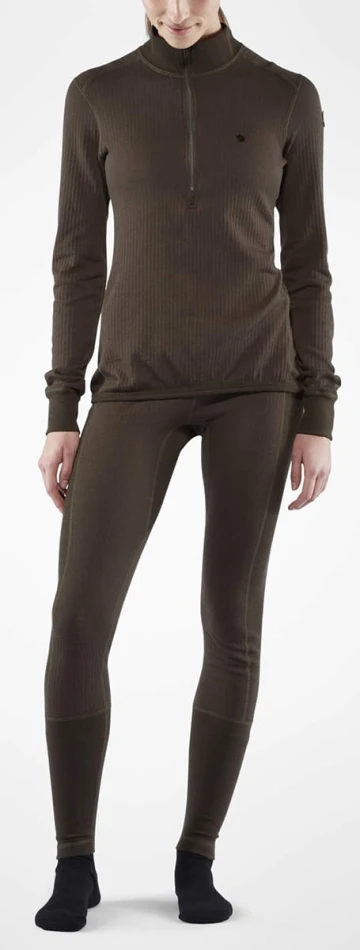 Fjallraven Varmland Woolterry Long Johns W, kolor: 633 - Dark Olive