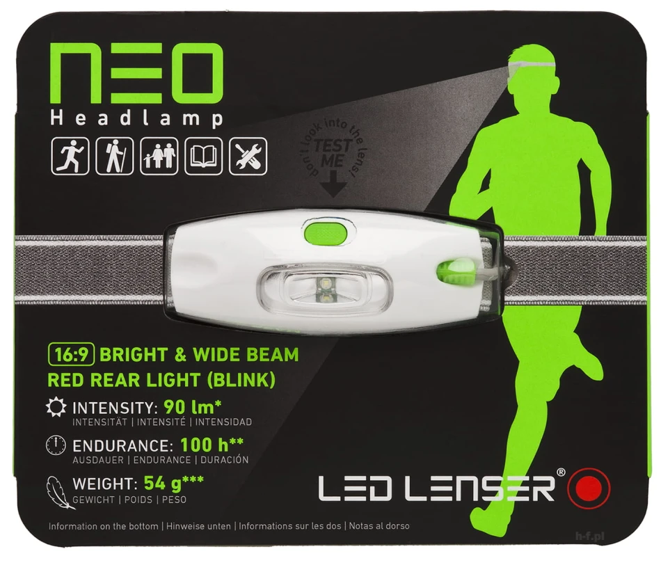Ledlenser model Neo, kolor: zielony