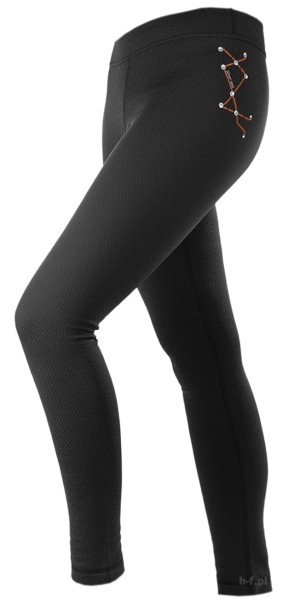 legginsy termoaktywne Graff 900-D, kolor: czarny