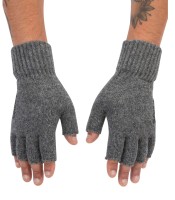 Wool Half Finger Glove, kolor: 030 - Steel