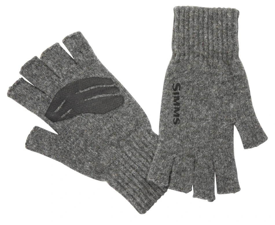 Wool Half Finger Glove, kolor: 030 - Steel