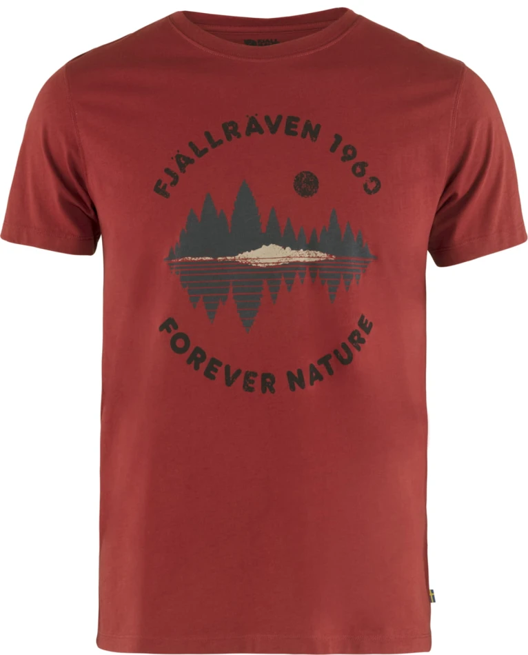 Forest Mirror T-shirt, kolor: 325 - Rowan Red