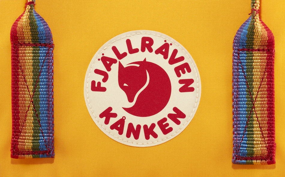 Kanken Rainbow, kolor: 141/907 - Warm Yellow-Rainbow Pattern