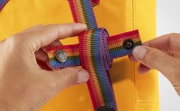 Kanken Rainbow Mini, kolor: 141/907 - Warm Yellow-Rainbow Pattern