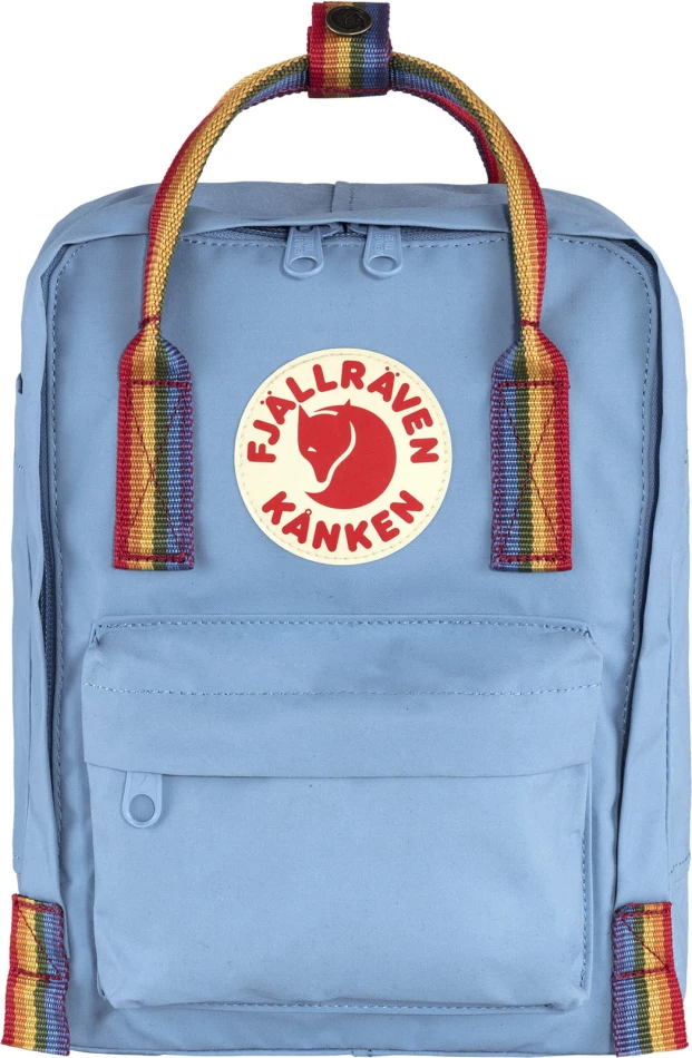 Kanken Rainbow Mini, kolor: 508-907 - Air Blue-Rainbow Pattern