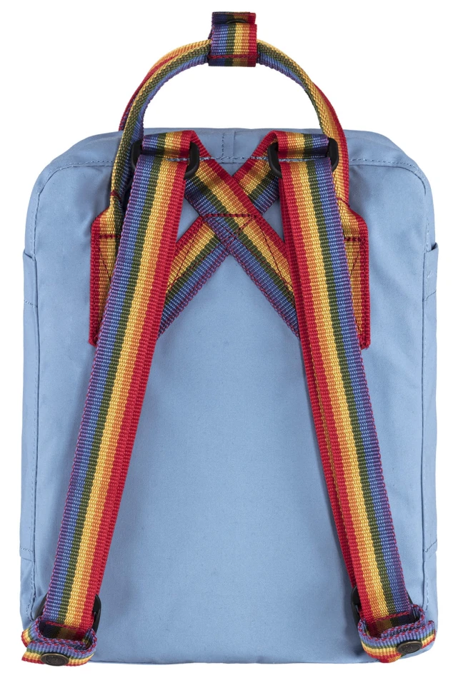Kanken Rainbow Mini, kolor: 508-907 - Air Blue-Rainbow Pattern