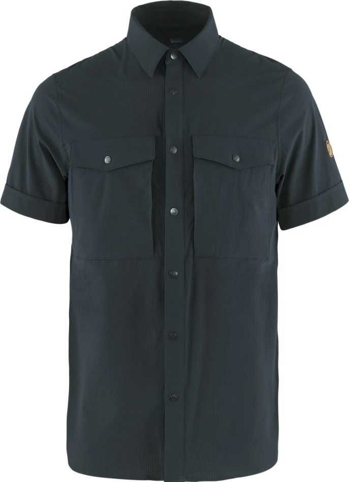 Fjallraven Abisko Trekking Shirt SS, kolor: 555 - Dark Navy