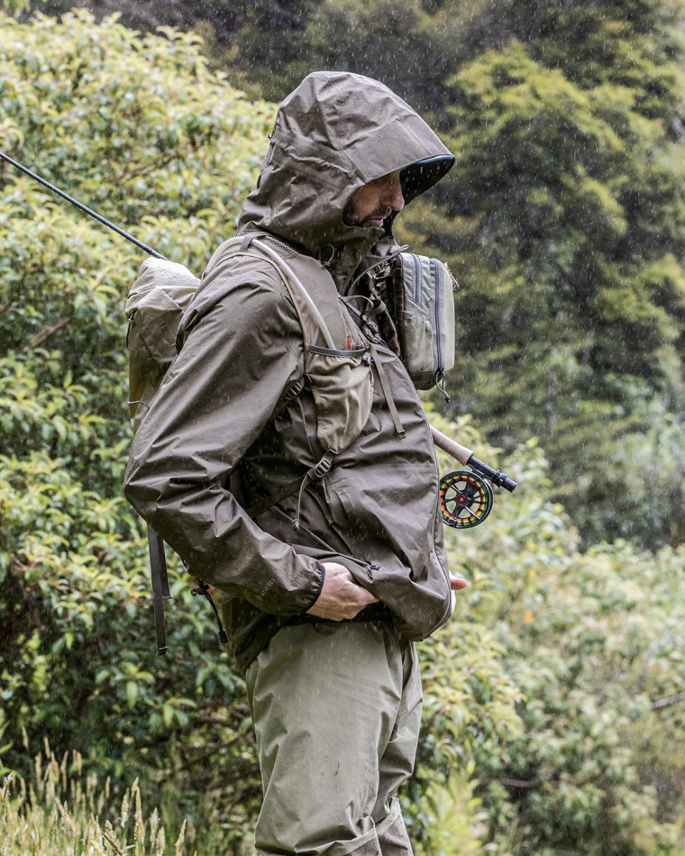 Flyweight Shell Fishing Jacket, kolor: 781 - dark stone