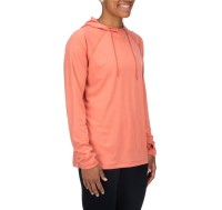 Women SolarFlex Hoody, kolor: 664 - Smoked Salmon Heather