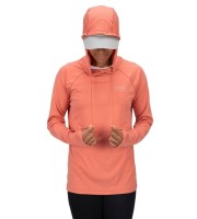 Women SolarFlex Hoody, kolor: 664 - Smoked Salmon Heather