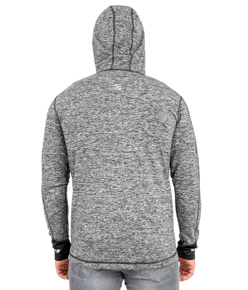 225-BL - bluza termoaktywna, kolor: 8 - szary melanż
