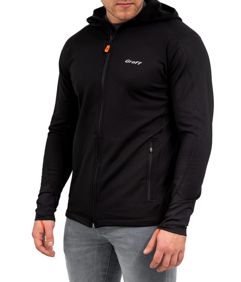 225-BL - bluza termoaktywna, kolor: 1 - czarny