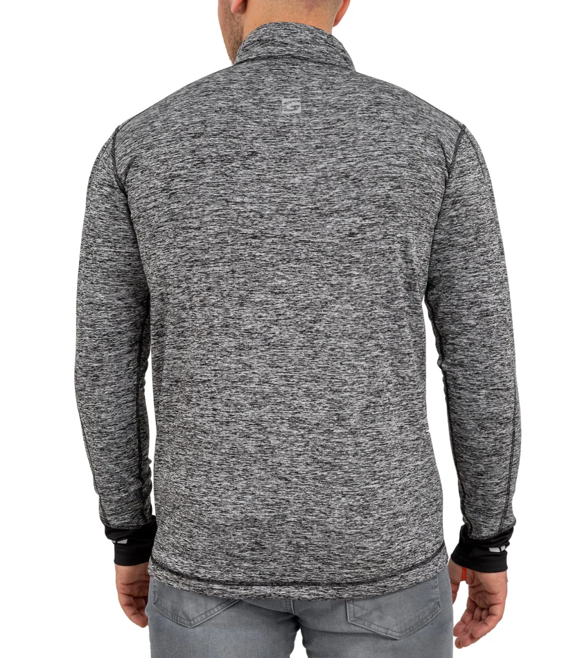 226-BL - bluza termoaktywna, kolor: 8 - szary melanż