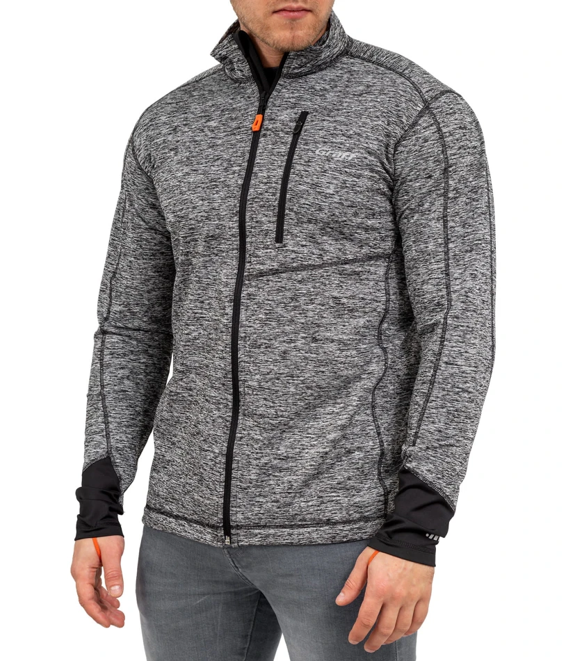 226-BL - bluza termoaktywna, kolor: 8 - szary melanż