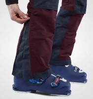 Keb Touring Trousers W Regular, kolor: 356-575 - Dark Garnet-Night Sky